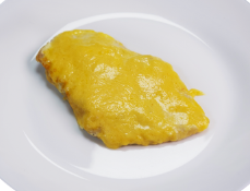 Відбивна з грибами під сиром