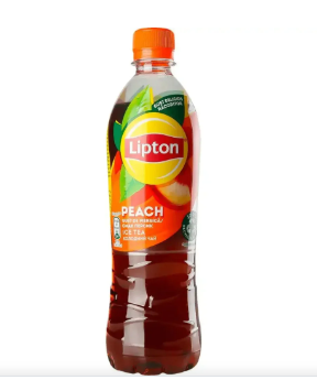 Холодний чай Ліптон чорний з персиком 0,5л