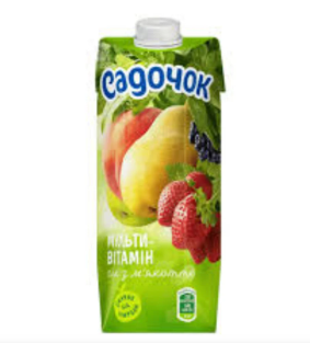 Сік Садочок мультивітамінний 0,5л